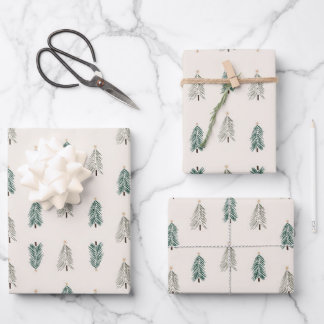 Christmas Holiday Wrapping Paper Sheet Sets