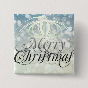 Christmas holidays 2 inch square button