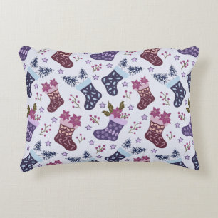 Christmas holidays accent pillow
