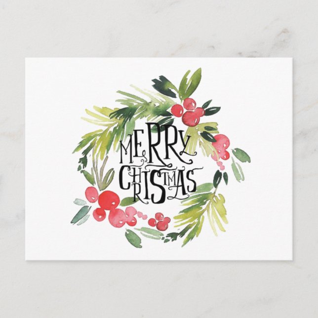 Christmas, Holidays, Decorations, Celebration Postcard (Front)
