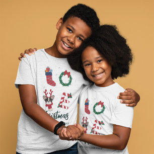 Christmas Holidays Family Matching Custom T-Shirt