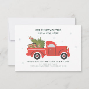 Christmas Holidays Family Moving Announcement