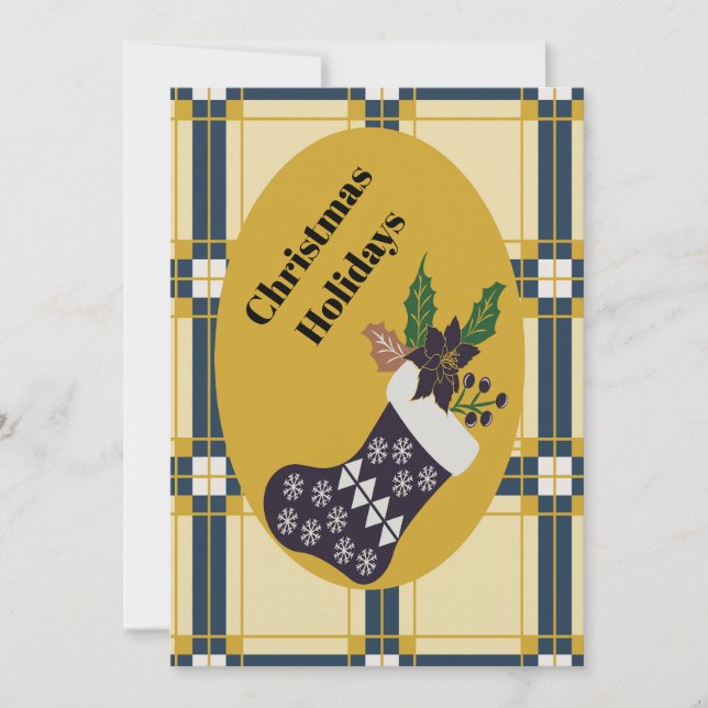 Christmas Holidays Holiday Card (Front)