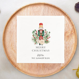 Christmas Holidays Nutcracker Script Paper Napkin