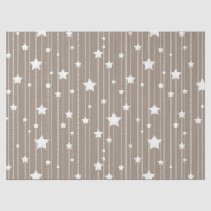 Christmas holidays stripes, dots and white stars l tissue paper