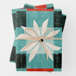 Christmas Holidays Wrapping Paper Sheet