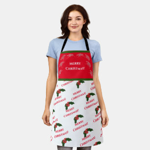 Christmas Holly  Apron