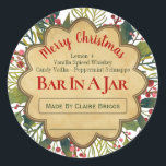 Christmas Holly Bar In A Mason Jar Ideas Labels<br><div class="desc">Warm up your friends and family this Christmas with a selection of spirits which you have let sit, infusing them with nice spices or candies. This is a perfect Christmas gift for those men in your life who can be hard to buy for. Once you have poured your infused alcohol...</div>