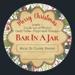 Christmas Holly Bar In A Mason Jar Ideas Labels<br><div class="desc">Warm up your friends and family this Christmas with a selection of spirits which you have let sit, infusing them with nice spices or candies. This is a perfect Christmas gift for those men in your life who can be hard to buy for. Once you have poured your infused alcohol...</div>