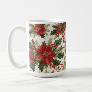 Christmas Holly & Berries Mug