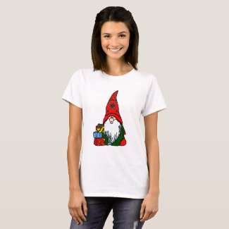 Christmas Holly Gnome T-Shirt