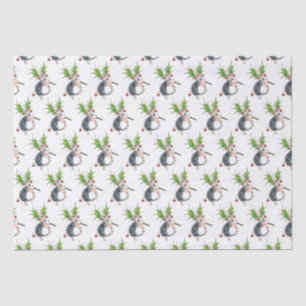 Christmas Holly Hedgehog Tissue Paper