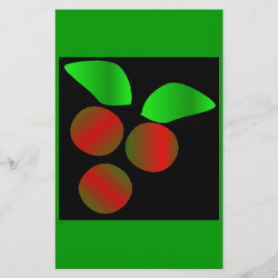 Christmas Holly I Stationery