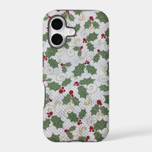 Christmas Holly iPhone Case