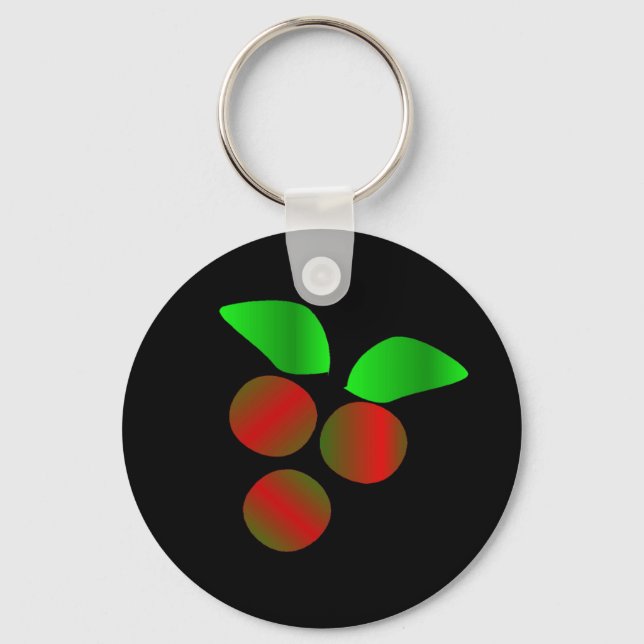 Christmas Holly Keychain (Front)