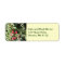 Christmas Holly Return Address Label