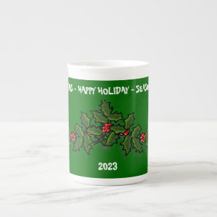 Christmas Holly Specialty Mug