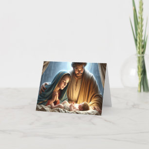 Christmas Holy Family Holiday Card