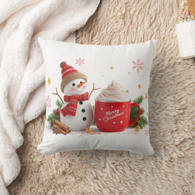 Christmas Home Decor Throw Pillow (Blanket)