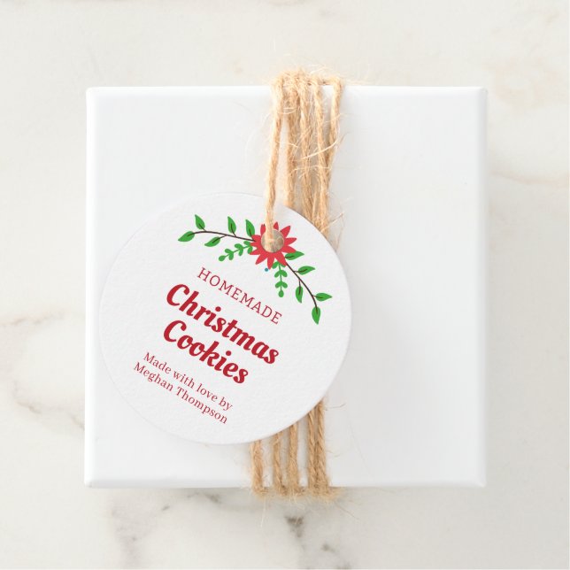 Christmas Homemade Cookies Gift Tag (In Situ)