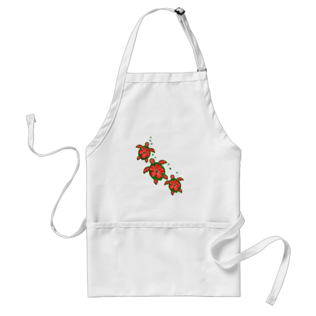 Christmas Honu Turtles Standard Apron (Front)