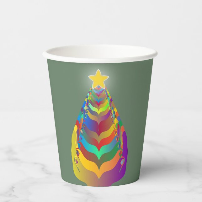 Christmas Hope and Togetherness Paper Cups (Front)