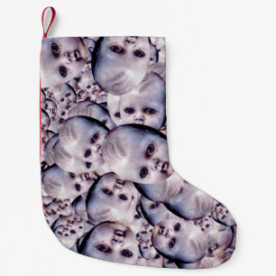 Christmas horror doll stocking