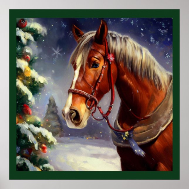Christmas Horse 1 Poster (Front)