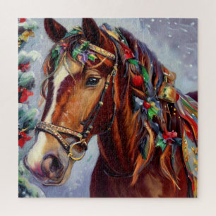 Christmas Horse (2) Jigsaw Puzzle