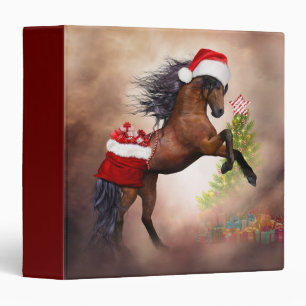 Christmas Horse Binder