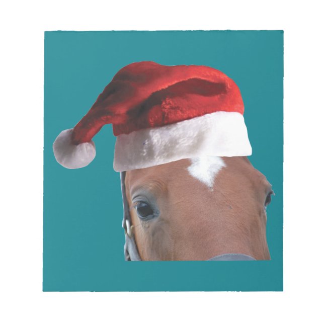 Christmas Horse Notepad (Front)
