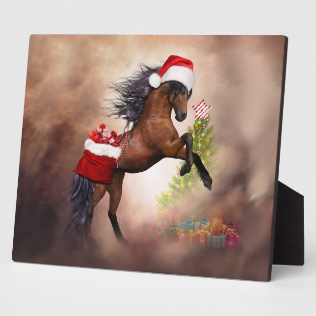 Christmas Horse Plaque (Side)