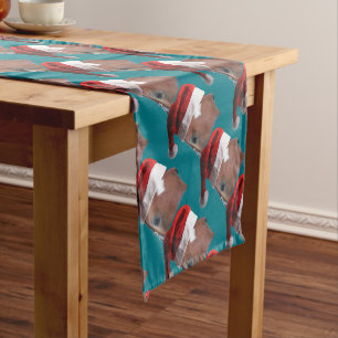 Christmas Horse Short Table Runner