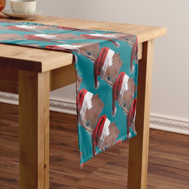 Christmas Horse Short Table Runner (In Situ)