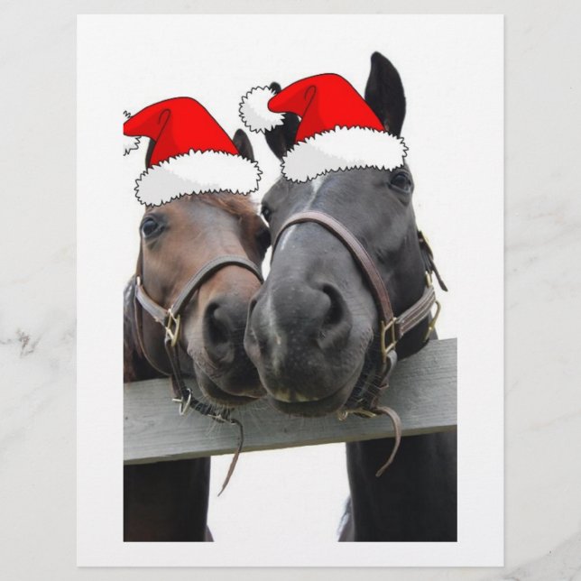 Christmas Horses Flyer (Front)