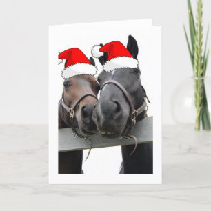 Christmas Horses Holiday Card