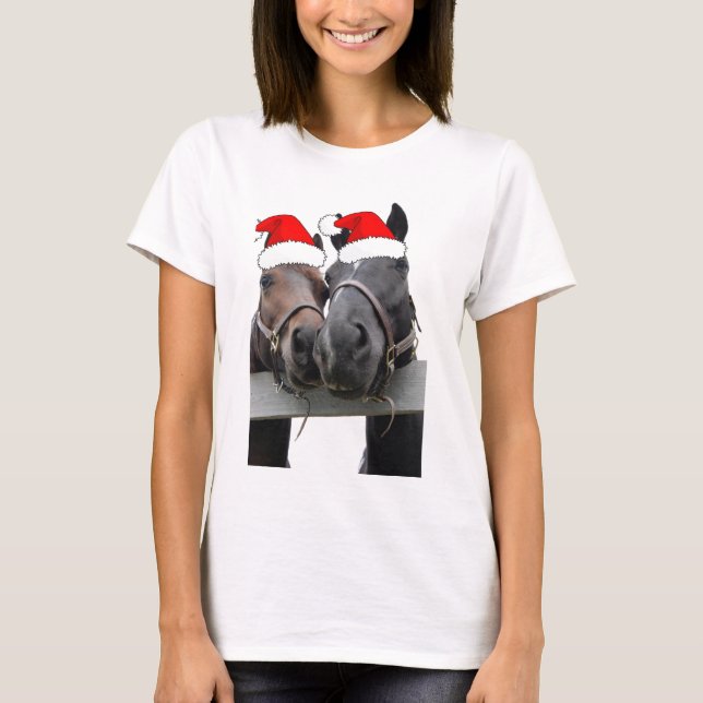 Christmas Horses T-Shirt (Front)