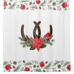 Christmas Horseshoe Poinsettia