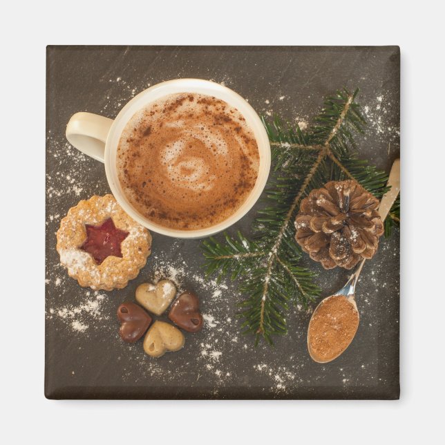 Christmas Hot Chocolate Magnet (Front)