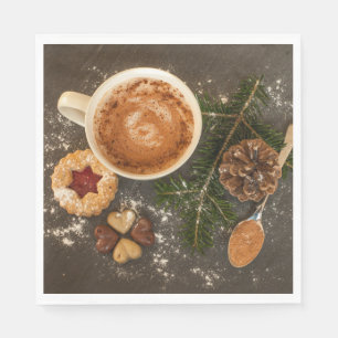 Christmas Hot Chocolate Napkin
