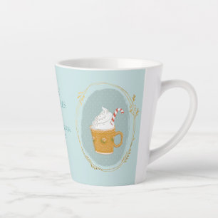 Christmas Hot Chocolate Watercolor Latte Mug