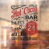 Christmas hot cocoa bar word art