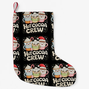 Christmas Hot Cocoa Crew Xmas Holiday Family Small Christmas Stocking