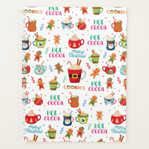 Christmas hot Cocoa, Ginger Cookies  Planner