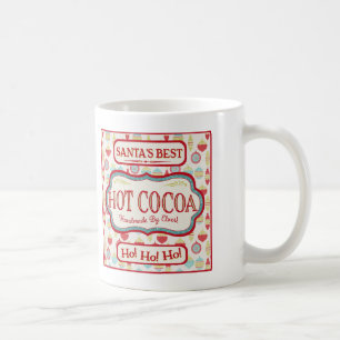 Christmas Hot Cocoa Mug Santa's Best Vintage Style