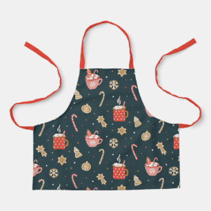 Christmas Hot Cocoa Time Apron