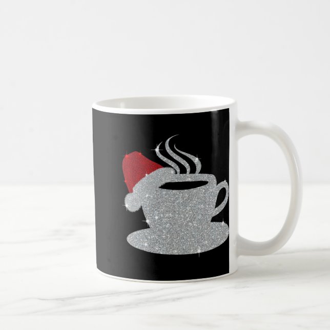 Christmas Hot Coffee Cup Santa's Hat Xmas Holidays (Right)