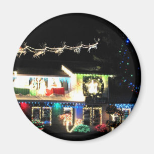 Christmas House Magnet