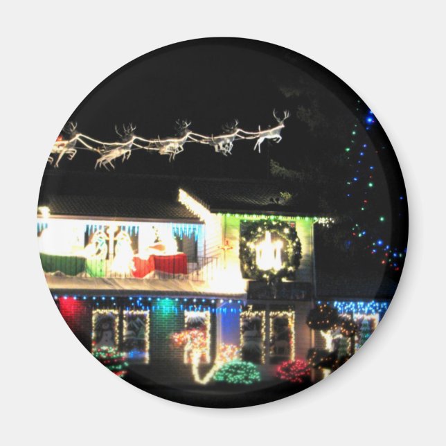Christmas House Magnet (Front)