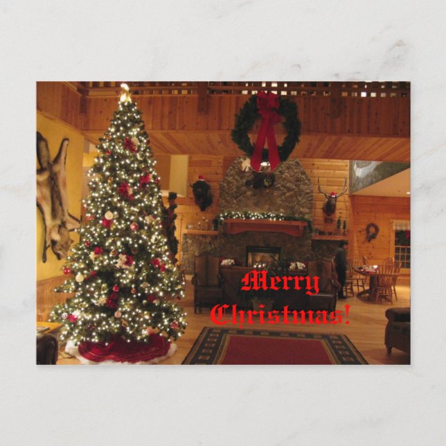 Christmas House Postcard (Front)